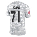 Qdoa B.Ravens #71 Olaivavega Ioane Player Arctic Camo Salute to Service Limited Stitched Jerseys
