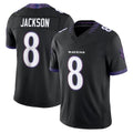 Qdoa B.Ravens #8 Lamar Jackson Player Black Limited Elite Home Game Stitched Jerseys