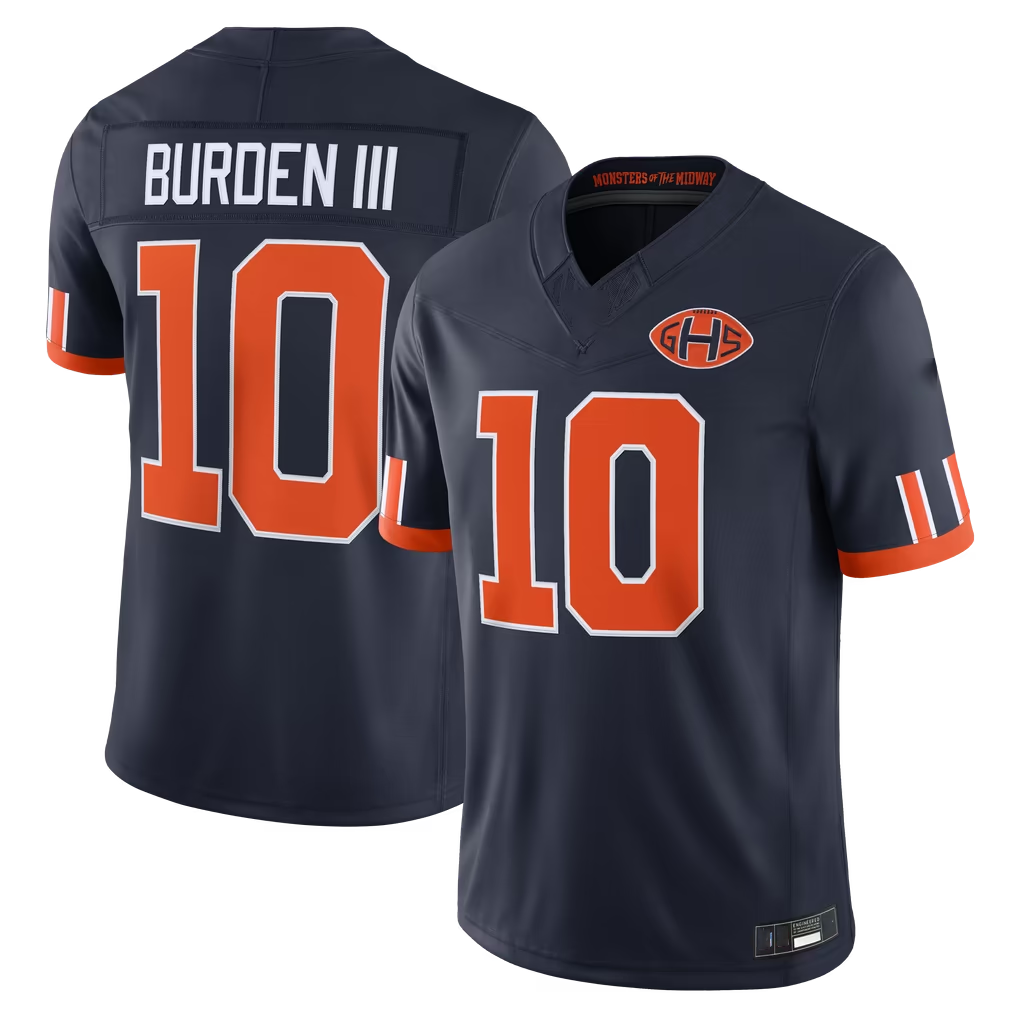 Qdoa C.Bears #10 Luther Burden III Navy 2026 Rivalries Collection Limited Stitched Jerseys