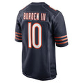 Qdoa C.Bears #10 Luther Burden III Player Navy Home Game Stitched Jerseys