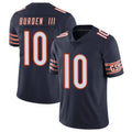 Qdoa C.Bears #10 Luther Burden III Player Navy Vapor Untouchable Limited Home Game Stitched Jerseys