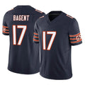 Qdoa C.Bears #17 Tyson Bagent Player Navy Vapor F.U.S.E. Limited Home Game Stitched Jerseys