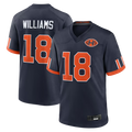 Qdoa C.Bears #18 Caleb Williams Navy 2026 Rivalries Collection Game Stitched Jerseys
