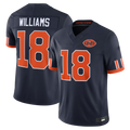 Qdoa C.Bears #18 Caleb Williams Navy 2026 Rivalries Collection Limited Stitched Jerseys