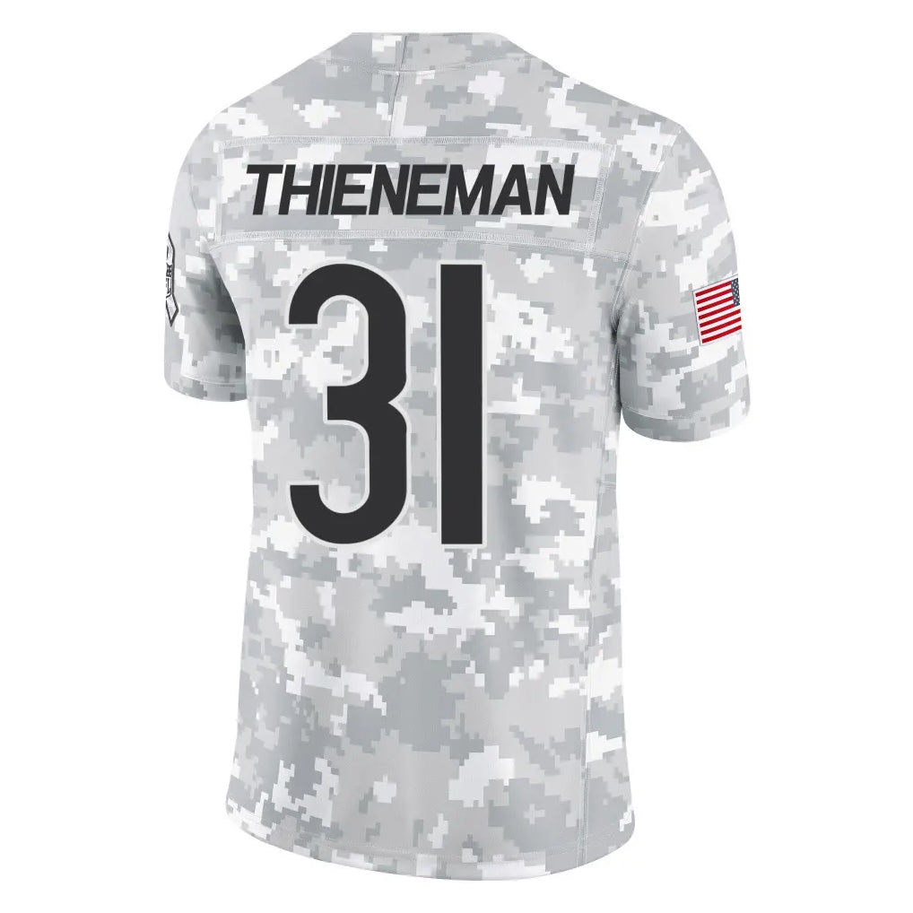 Qdoa C.Bears #31 Dillon Thieneman Player Arctic Camo Salute to Service Limited Stitched Jerseys