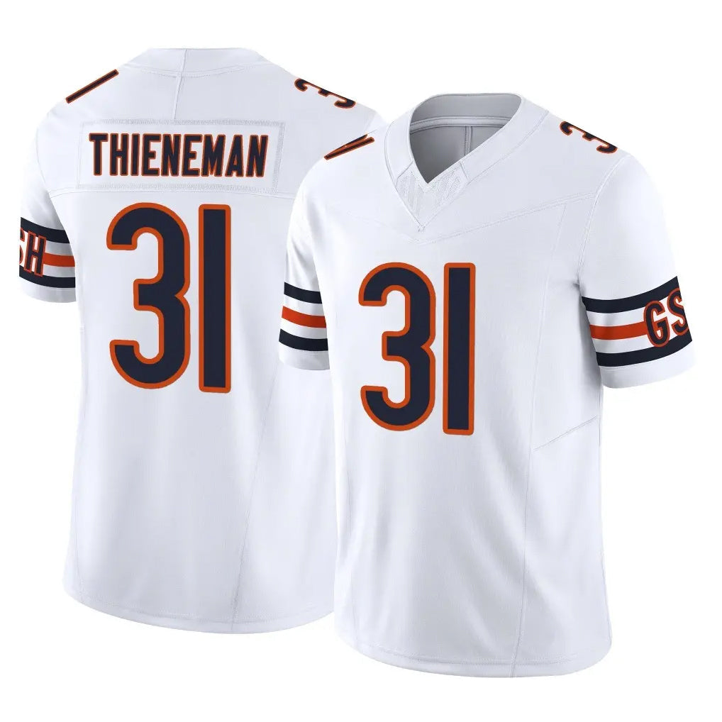 Qdoa C.Bears #31 Dillon Thieneman Player White Vapor F.U.S.E. Limited Home Game Stitched Jerseys