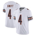 Qdoa C.Bears #4 D'Andre Swift Player White Vapor Untouchable Limited Home Game Stitched Jerseys
