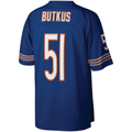 Qdoa C.Bears #51 Dick Butkus Mitchell & Ness Navy Retired Player Legacy Replica Stitched Puhic Jersey