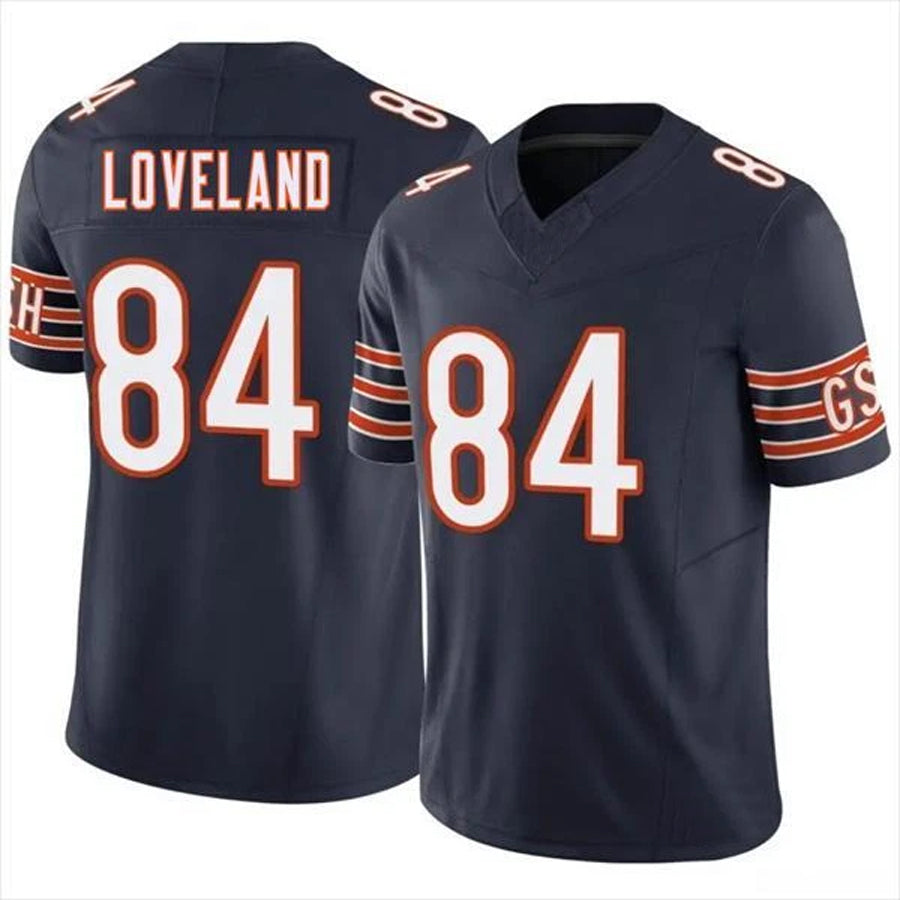 Qdoa C.Bears #84 Colston Loveland Player F.U.S.E. Limited Navy Game Stitched Jerseys