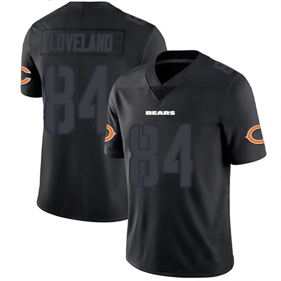 Qdoa C.Bears #84 Colston Loveland Player Limited Black Impact Stitched Jerseys
