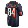 Qdoa C.Bears #84 Colston Loveland Player Navy Home Game Stitched Jerseys