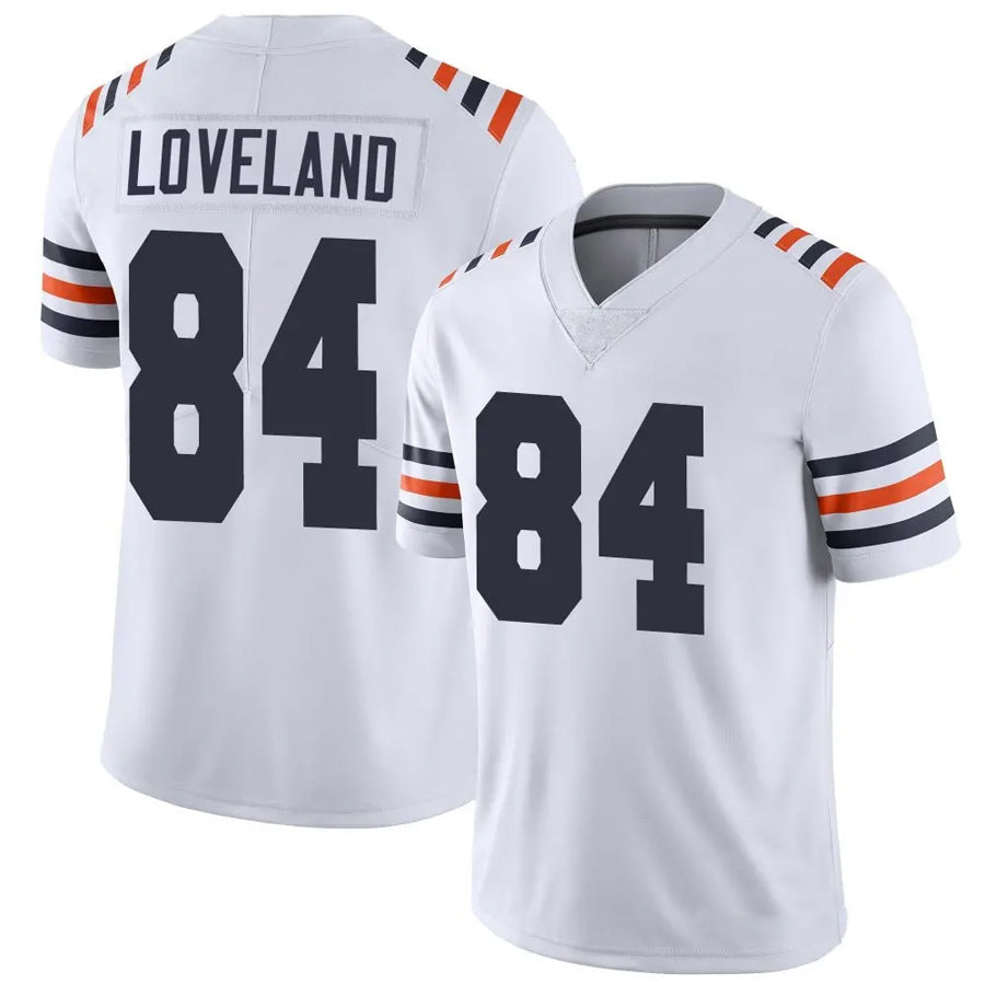 Qdoa C.Bears #84 Colston Loveland Player White Alternate Classic Vapor Limited Stitched Jerseys