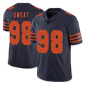 Qdoa C.Bears #98 Montez Sweat Player Navy Blue Alternate Vapor Untouchable Limited Stitched Jerseys