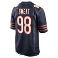 Qdoa C.Bears #98 Montez Sweat Player Navy Home Game Stitched Jerseys