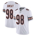 Qdoa C.Bears #98 Montez Sweat Player White Vapor Untouchable Limited Home Game Stitched Jerseys