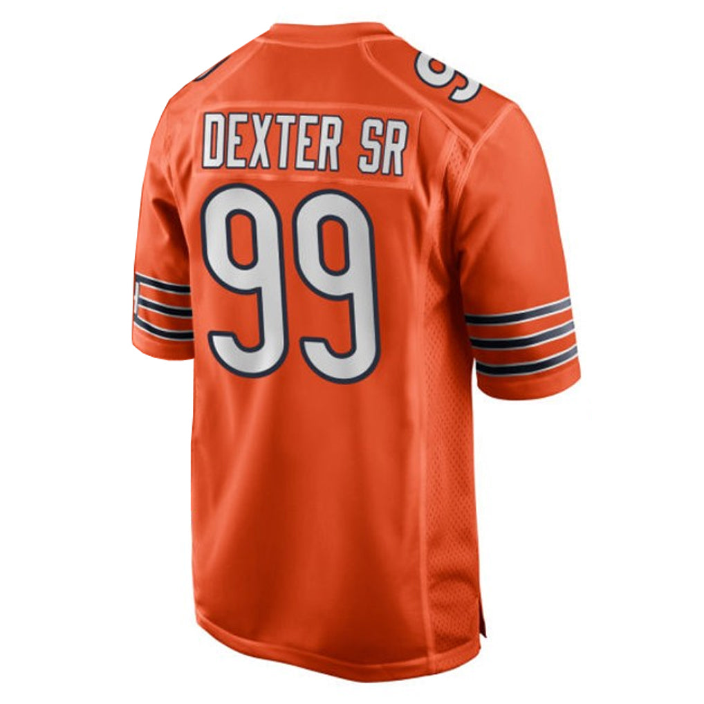 Qdoa C.Bears #99 Gervon Dexter Sr. Player Orange Home Game Stitched Jerseys