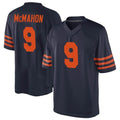 Qdoa C.Bears #9 Jim McMahon Player Navy Blue Alternate Game Stitched Jerseys