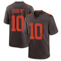 Qdoa C.Browns #10 Quinshon Judkins Player Brown Alternate Home Game Stitched Jerseys