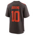 Qdoa C.Browns #10 Quinshon Judkins Player Brown Game Stitched Jerseys