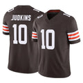 Qdoa C.Browns #10 Quinshon Judkins Player Brown Vapor F.U.S.E. Limited Home Game Stitched Jerseys