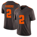 Qdoa C.Browns #2 Shedeur Sanders Player Brown Limited Vapor F.U.S.E. Alternate Game Stitched Jerseys