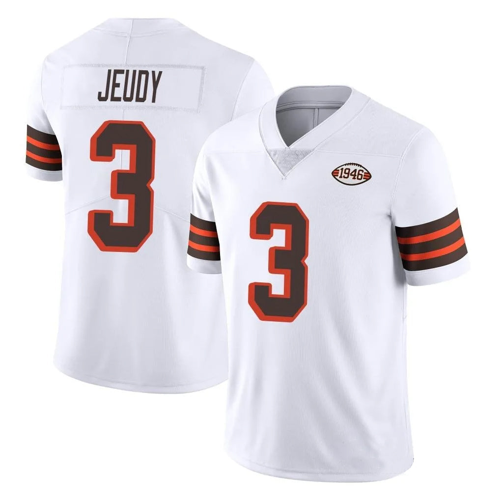 QdoaC.Browns #3 Jerry Jeudy Player White Vapor Limited Alternate Stitched Jerseys