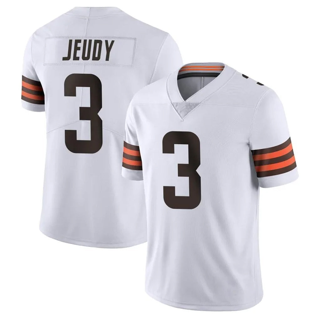 QdoaC.Browns #3 Jerry Jeudy Player White Vapor Limited Stitched Jerseys