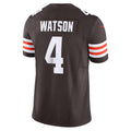 Qdoa C.Browns #4 Deshaun Watson Brown Vapor F.U.S.E. Limited Stitched Jerseys