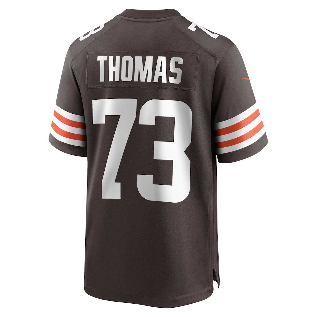 Qdoa C.Browns #73 Joe Thomas Brown Retired Player Game Stitched Jerseys