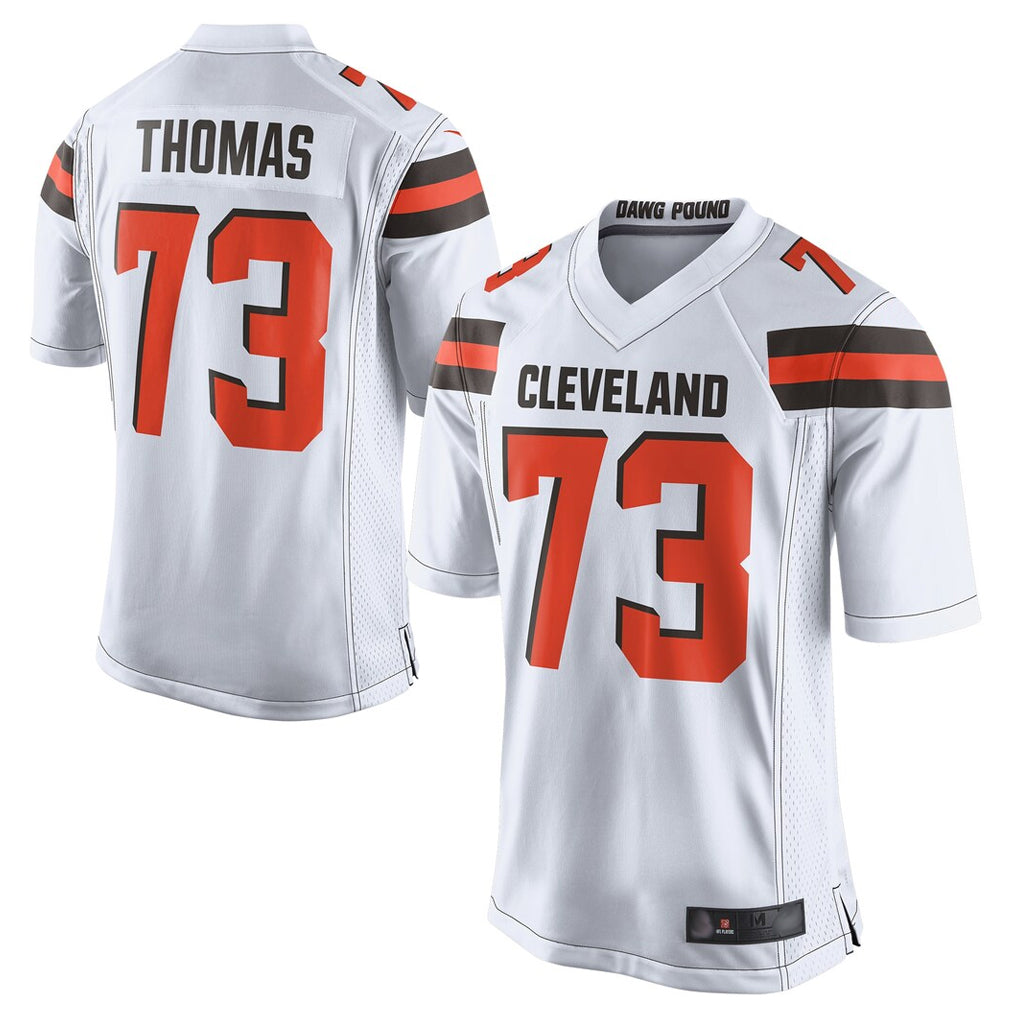 Qdoa C.Browns #73 Joe Thomas Player White Limited Home Game Stitched Jerseys