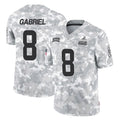 Qdoa C.Browns #8 Dillon Gabriel Player Arctic Camo Salute to Service Limited Home Game Stitched Jerseys