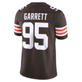Qdoa C.Browns #95 Myles Garrett Brown Team Vapor F.U.S.E. Stitched Limited Jerseys