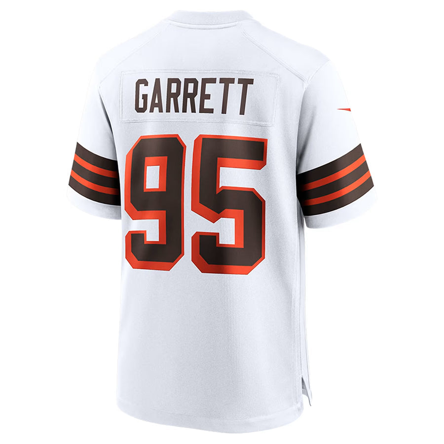 Qdoa C.Browns #95 Myles Garrett Player WHITE Alternate Game Stitched Jerseys