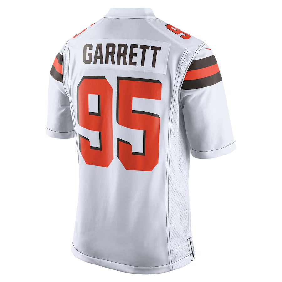 Qdoa C.Browns #95 Myles Garrett Player White Game Stitched Jerseys