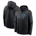 Qdoa C.Panthers Black Salute to Service Pullover Hoodies Blank Player Stitched Jerseys