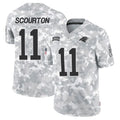 Qdoa C.Panthers #11 Nic Scourton Player Arctic Camo Salute to Service Limited Stitched Jerseys