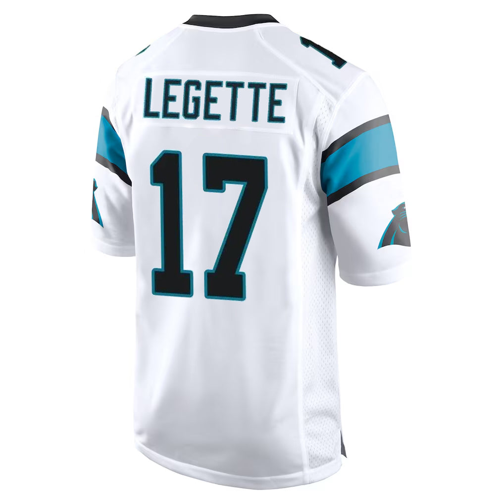 Qdoa C.Panthers #17 Xavier Legette Player White Game Stitched Jerseys