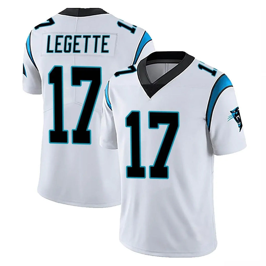 Qdoa C.Panthers #17 Xavier Legette Player White Vapor Untouchable Limited Game Stitched Jerseys