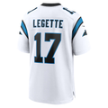 Qdoa C.Panthers #17 Xavier Legette White Game Stitched Jerseys