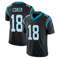 Qdoa C.Panthers #18 Jalen Coker Player Black Vapor Untouchable Limited Game Stitched Jerseys