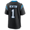 Qdoa C.Panthers #1 Cam Newton Black Team Retired Game Stitched Jerseys