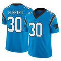 Qdoa C.Panthers #30 Chuba Hubbard Player Blue Vapor F.U.S.E. Limited Home Game Stitched Jerseys