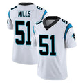 Qdoa C.Panthers #51 Sam Mills Player White Vapor Untouchable Limited Game Stitched Jerseys
