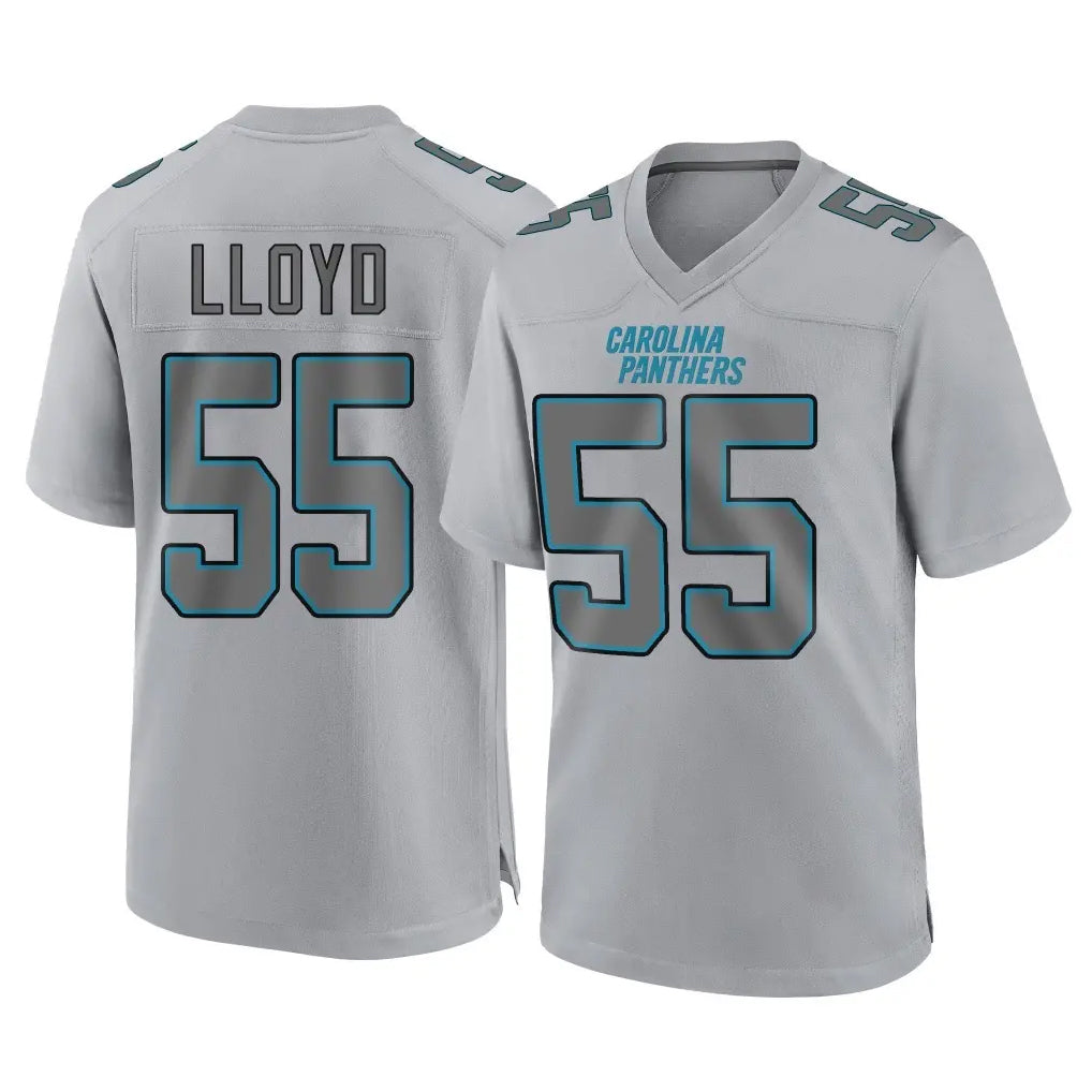 Qdoa C.Panthers #55 Devin Lloyd Player Gray Atmosphere Fashion Game Stitched Jerseys