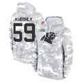 Qdoa C.Panthers #59 Luke Kuechly Player Arctic Camo Salute to Service Hoodies Stitched Jerseys