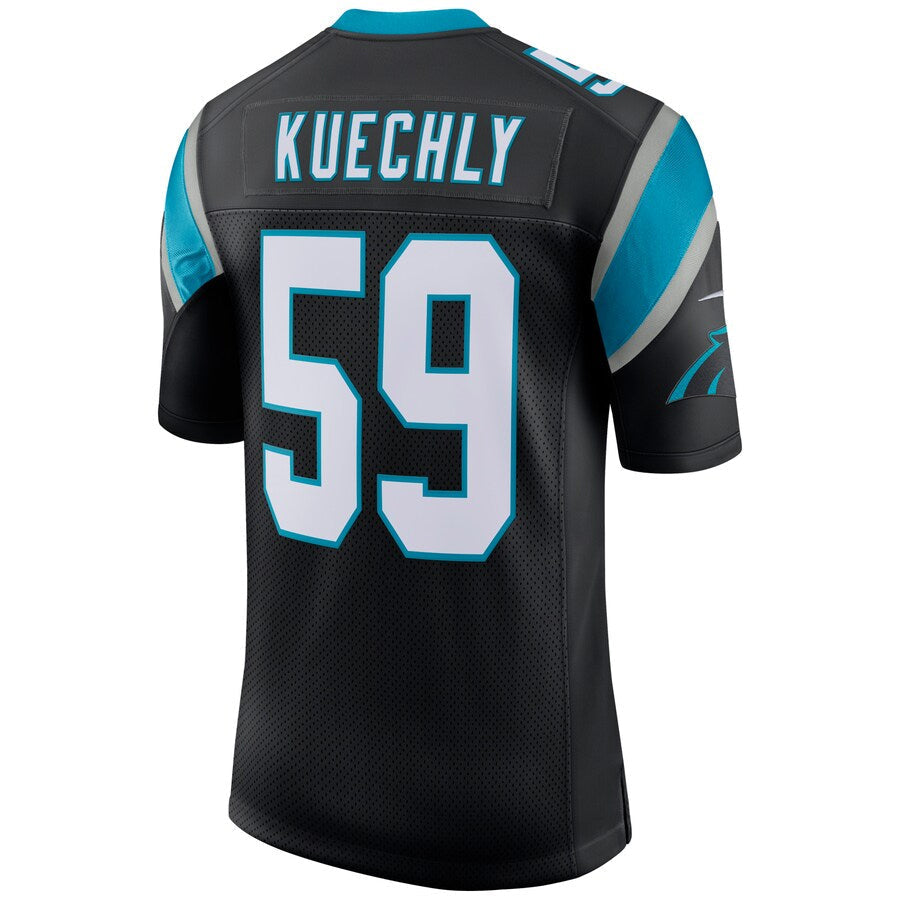 Qdoa C.Panthers #59 Luke Kuechly Player Black Classic Limited Stitched Jerseys