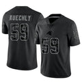 Qdoa C.Panthers #59 Luke Kuechly Player Black REFLECTIVE Limited Stitched Jerseys