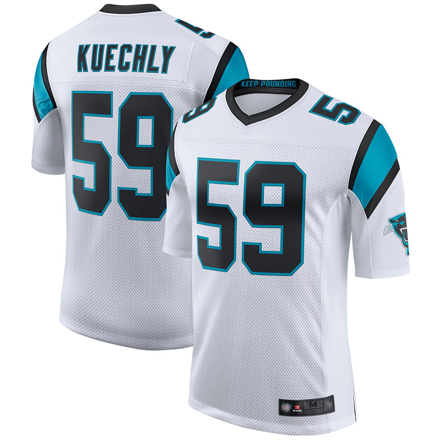 Qdoa C.Panthers #59 Luke Kuechly Player White Classic Limited Stitched Jerseys