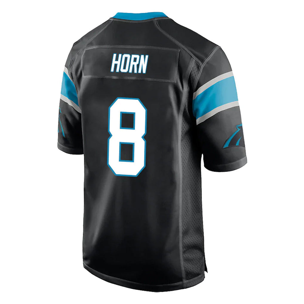 Qdoa C.Panthers #8 Jaycee Horn Player Black Game Stitched Jerseys