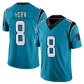 Qdoa C.Panthers #8 Jaycee Horn Player Blue Vapor Untouchable Limited Game Stitched Jerseys